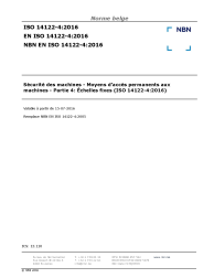 NBN EN ISO 14122-4:2016