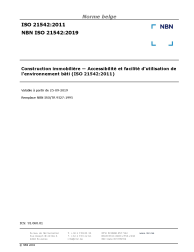 NBN ISO 21542:2019