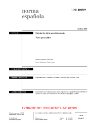 UNE 400319:2003 (R2012)