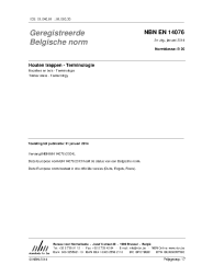 NBN EN 14076:2014