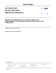 NBN EN ISO 10563:2023