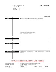 UNE 76209:2002 IN