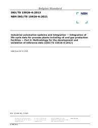 NBN ISO/TS 15926-6:2021