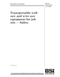 BS EN 15027:2007+A1:2009