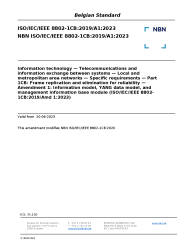 NBN ISO/IEC/IEEE 8802-1CB:2019/A1:2023