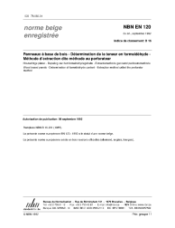NBN EN 120:1992