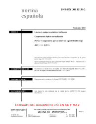 UNE-EN ISO 11151-2:2015