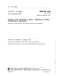 NBN EN 1522:1999