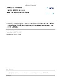 NBN EN ISO 13383-1:2016