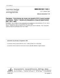 NBN EN ISO 1163-1:1999
