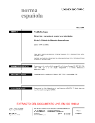 UNE-EN ISO 7899-2:2001 (R2008)