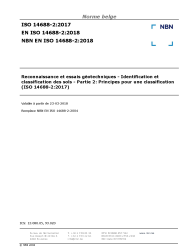 NBN EN ISO 14688-2:2018