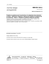 NBN EN 1504-5:2013
