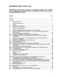DIN CEN/TS 16637-1*DIN SPEC 18046-1:2014-11