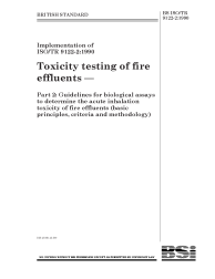 BS ISO TR 9122-2:1990