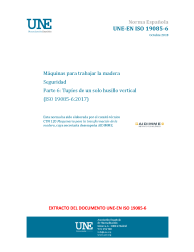 UNE-EN ISO 19085-6:2018