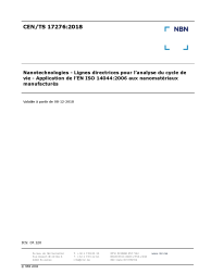 CEN/TS 17276:2018