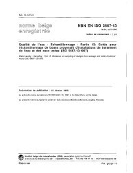 NBN EN ISO 5667-13:1998