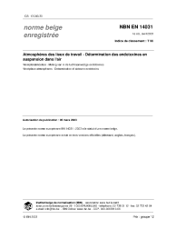 NBN EN 14031:2003