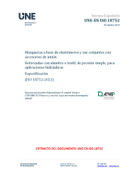 UNE-EN ISO 18752:2022