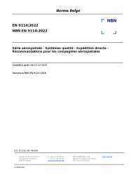 NBN EN 9114:2022
