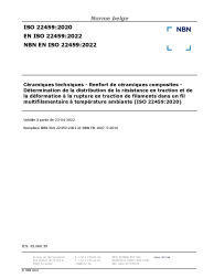 NBN EN ISO 22459:2022