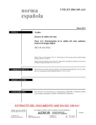 UNE-EN ISO 105-A11:2013