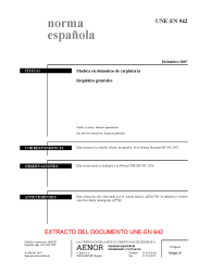 UNE-EN 942:2007 (R2018)