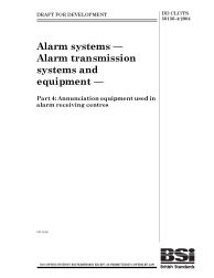 DD CLC/TS 50136-4:2004