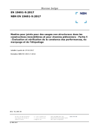 NBN EN 15651-5:2017
