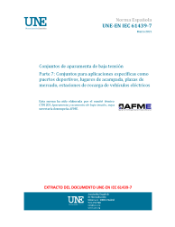 UNE-EN IEC 61439-7:2021