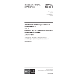 ISO/IEC 20000-2:2019/AMD1:2020