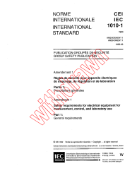 IEC 61010-1:1990/AMD1:1992