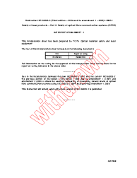 IEC 60825-2:2004/ISH1:2008