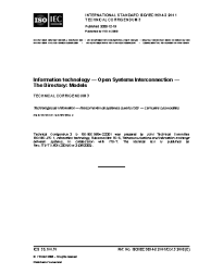 ISO/IEC 9594-2:2001/COR3:2008