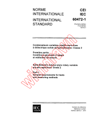 IEC 60472-1:1974