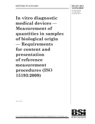 BS EN ISO 15193:2009