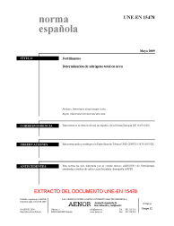 UNE-EN 15478:2009 (R2019)