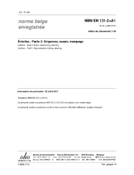 NBN EN 131-2+A1:2012