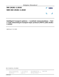 NBN ISO 29281-1:2020