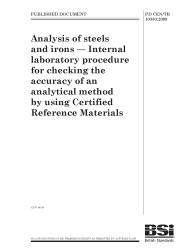 PD CEN/TR 10350:2009