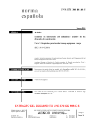 UNE-EN ISO 10140-5:2011