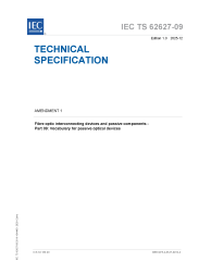 IEC TS 62627-09:2016/AMD1:2025