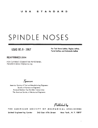 ASME B5.9-1967 (R2014)