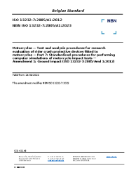 NBN ISO 13232-7:2005/A1:2023