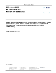 NBN EN ISO 22826:2021