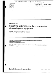 BS 5428-9:1981