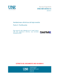 UNE-HD 60364-6:2017