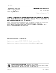 NBN EN ISO 13919-2:2001