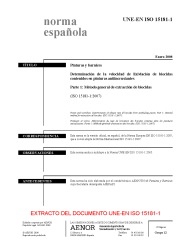 UNE-EN ISO 15181-1:2008